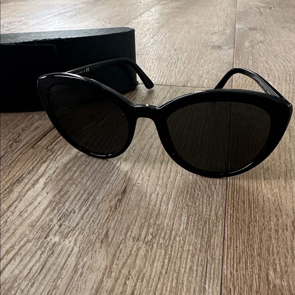 Prada Black Cat-Eye Sunglasses
